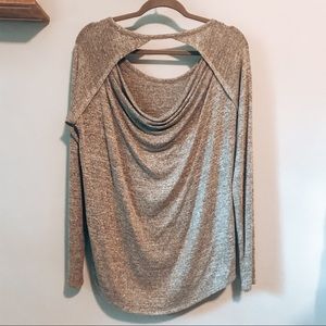 ATHLETA Open Back Longsleeve